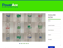 Tablet Screenshot of poweracecorp.com